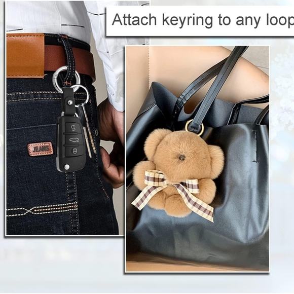 NEW 2 Pack Gold round carabiner snap clip - Picture 2 of 7